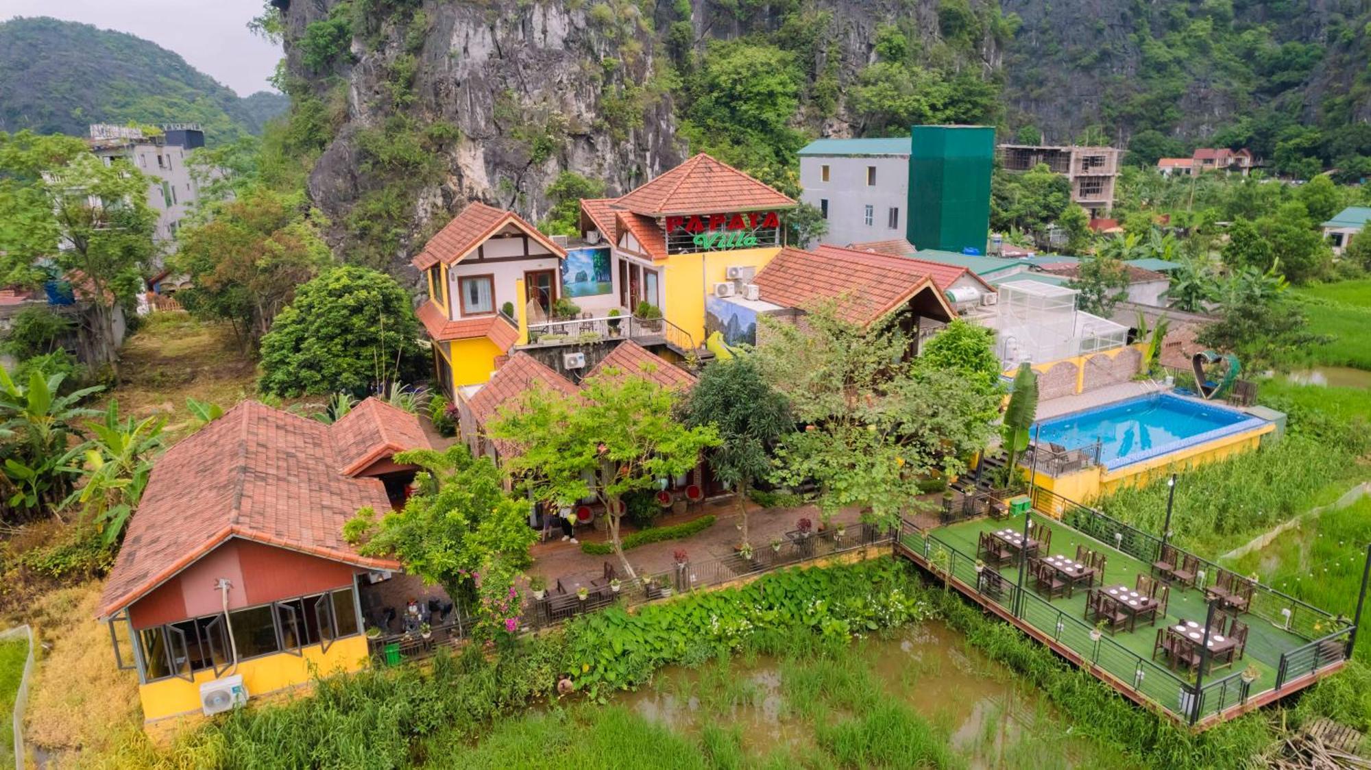 Apartamento Papaya Bungalow & Rice Fields Ninh Binh Exterior foto